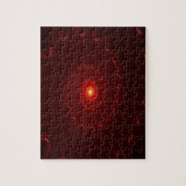 Viery Red Sparkle Swirl Gradient Legpuzzel