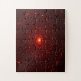 Viery Red Sparkle Swirl Gradient Legpuzzel