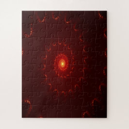 Viery Red Sparkle Swirl Gradient Legpuzzel