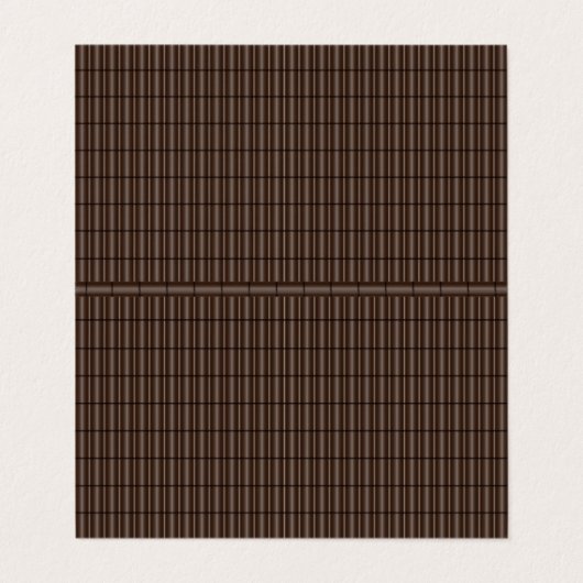 Vierzijdig dakbedekkingbouwbedrijf met bruin dakbe visitekaartje (Buitenkant ongevouwen)