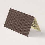 Vierzijdig dakbedekkingbouwbedrijf met bruin dakbe visitekaartje (Achterkant)