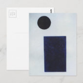 Vierzijdig en de cirkel door Kazimir Malevich Briefkaart (Voorkant / Achterkant)
