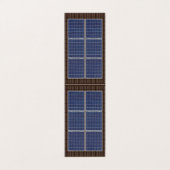 Vierzijdig voor dakpannen met zonne-energie bruin  visitekaartje (Buitenkant ongevouwen)
