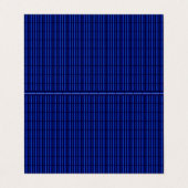 Vierzijdig voor de bouw van een blauw dakcentrum visitekaartje (Buitenkant ongevouwen)