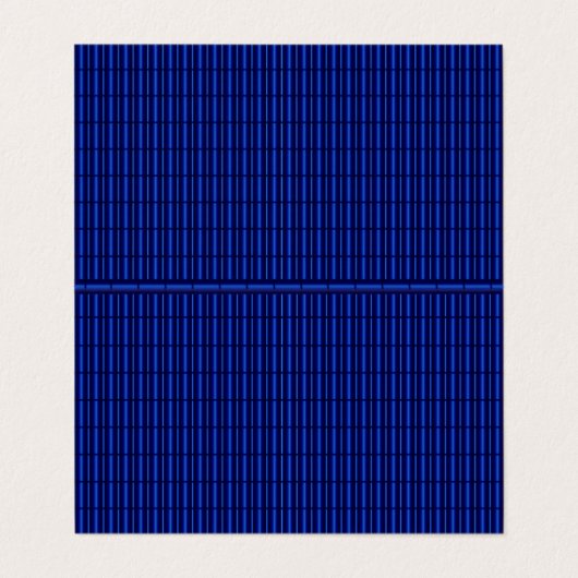 Vierzijdig voor de bouw van een blauw dakcentrum visitekaartje (Buitenkant ongevouwen)