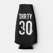 Vies 30 dertig verjaardagsfeestje drankkoelers flesjeskoeler (Voorkant)