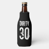 Vies 30 dertig verjaardagsfeestje drankkoelers flesjeskoeler (Fles Voorkant)