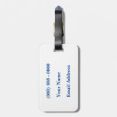 Vies Bagagelabel (Achterkant verticaal)