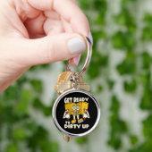 Vies buiten - camping grappig sleutelhanger (Hand)