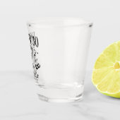 Vies Dertig 30e Verjaardagsfeestje Gepersonaliseer Shot Glas (Rechts)