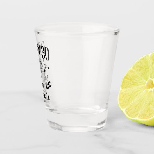 Vies Dertig 30e Verjaardagsfeestje Gepersonaliseer Shot Glas (Rechts)
