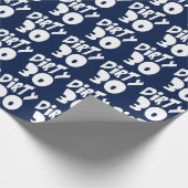 Vies Dertigste Verjaardag Cadeaupapier (Hoek)