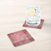 Vies Frisdrank Framboos Coaster Kartonnen Onderzetters (Insitu)
