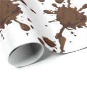 Vies Meisje Thunder_Cove Mud Splats Cadeaupapier (Rol Hoek)