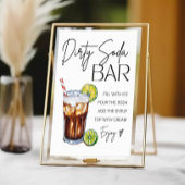 Vies Soda Bar Bord Afdruk Poster