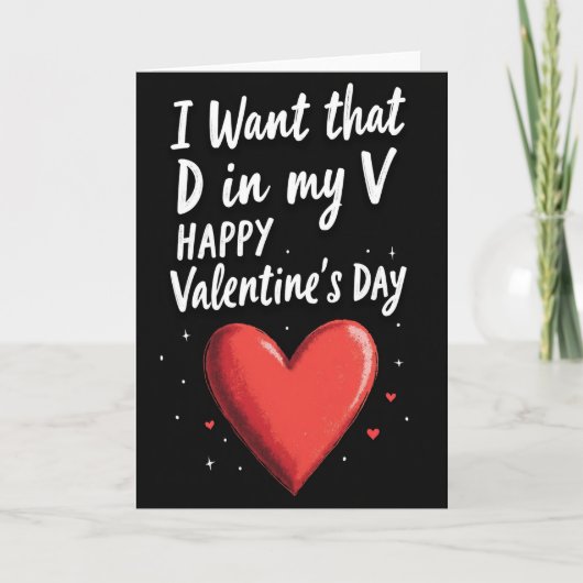 Vies Valentijnskaartje Kaart (Voorkant)