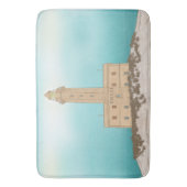 Vieste Lighthouse Italië Badmat (Voorkant Verticaal)