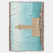 Vieste Lighthouse Italië Deken (Voorkant Verticaal)