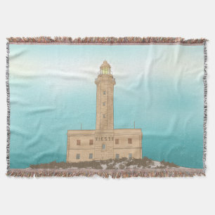 Vieste Lighthouse Italië Deken