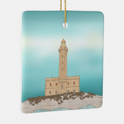 Vieste Lighthouse Italië Keramisch Ornament (Rechts)