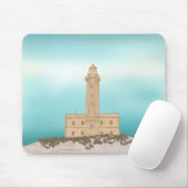 Vieste Lighthouse Italië Muismat (Met muis)