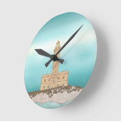 Vieste Lighthouse Italië Ronde Klok (Hoek)