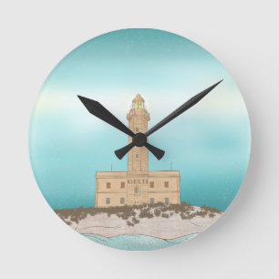 Vieste Lighthouse Italië Ronde Klok