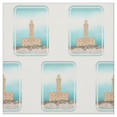 Vieste Lighthouse Italië Stof (Swatch)