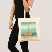 Vieste Lighthouse Italië Tote Bag (Voorkant (product))