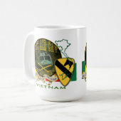 Viët1e Cavalry Div (Air Cav) Koffiemok (Voorkant links)