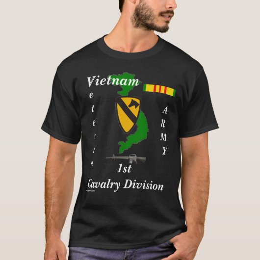Viet-1st Cav Div T-shirt (Voorkant)
