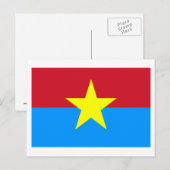 Viet Cong-vlag Briefkaart (Voorkant / Achterkant)