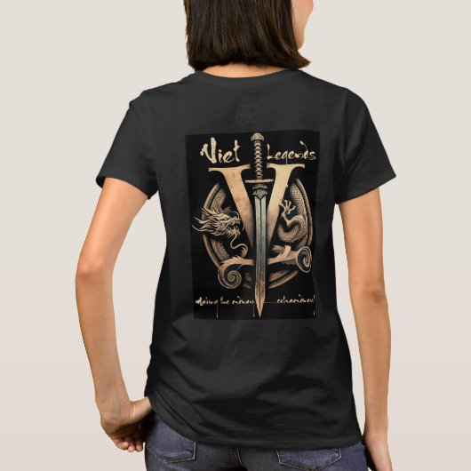 Viet Legends 2 logo's T-shirt (Achterkant)
