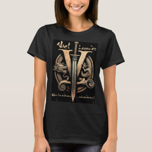 Viet Legends Zwart Alt Logo T-shirt
