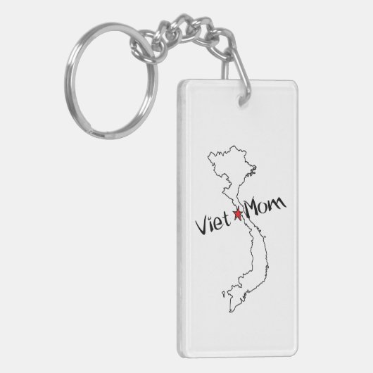 Viet*mama! Viering van moeder van Vietnamese kinde Sleutelhanger (Voorkant Links)