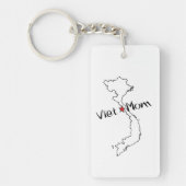 Viet*mama! Viering van moeder van Vietnamese kinde Sleutelhanger (Voorkant)
