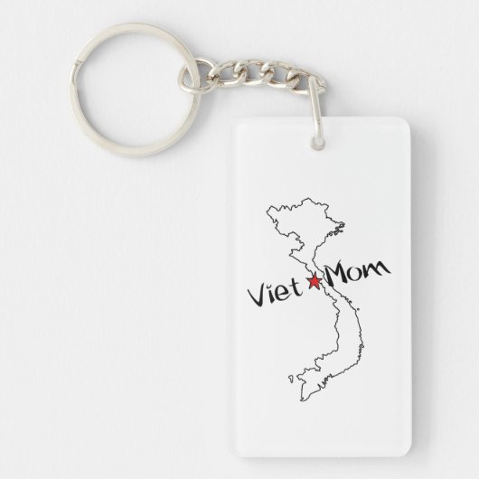 Viet*mama! Viering van moeder van Vietnamese kinde Sleutelhanger (Voorkant)
