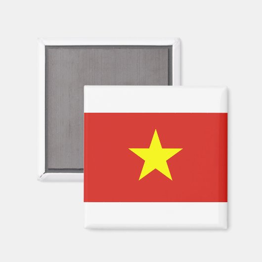 Viet Nam Flag Magneet (Voorkant / Achterkant)