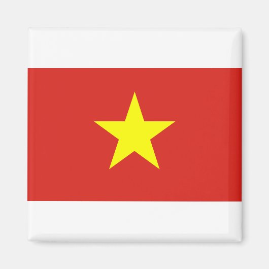 Viet Nam Flag Magneet (Voorkant)