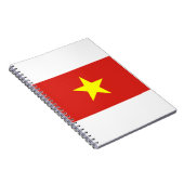 Viet Nam Flag Notitieboek (Rechterzijde)