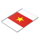Viet Nam Flag Notitieboek (Linkerzijde)