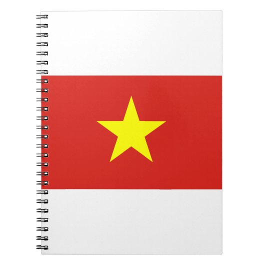 Viet Nam Flag Notitieboek (Voorkant)