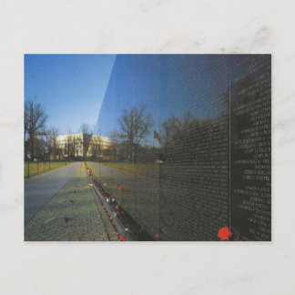 Viet Nam-muurmonument in Washington D.C. Briefkaart