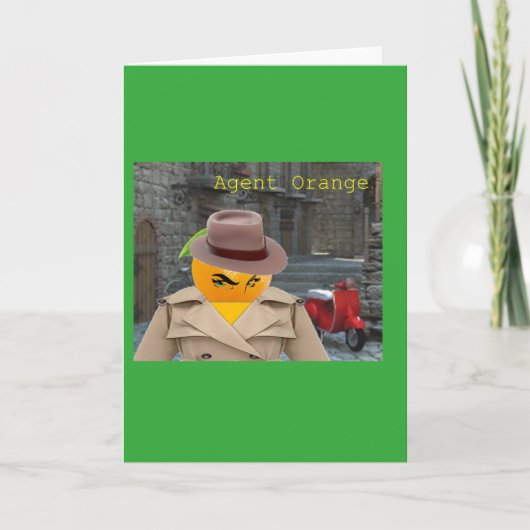 Viet Nam War Agent Oranje Kaart (Voorkant)