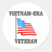 Viëtera Veteran Ronde Sticker (Voorkant)