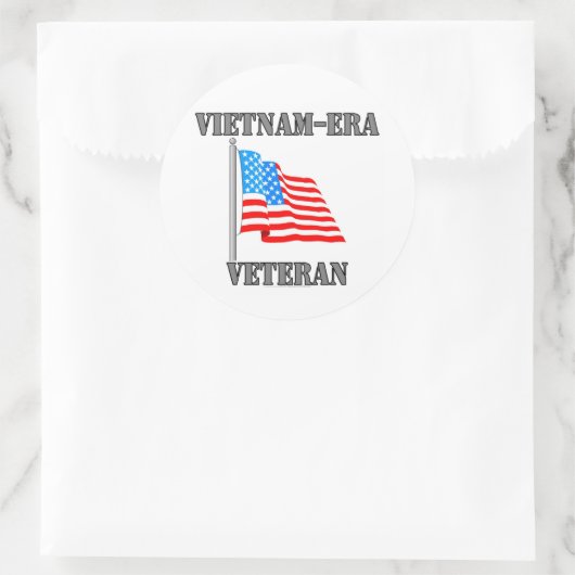 Viëtera Veteran Ronde Sticker (Tas)