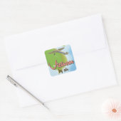 Viëtgenochtend poster vierkante sticker (Envelop)