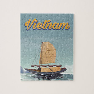 Viëtjarig poster voor visteeltjachthaven legpuzzel
