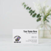 Vietnam - 1e AVN BDE UH-1 Visitekaartje (Staand voorkant)