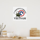 Vietnam - 1e log Cmd Poster (Keuken)
